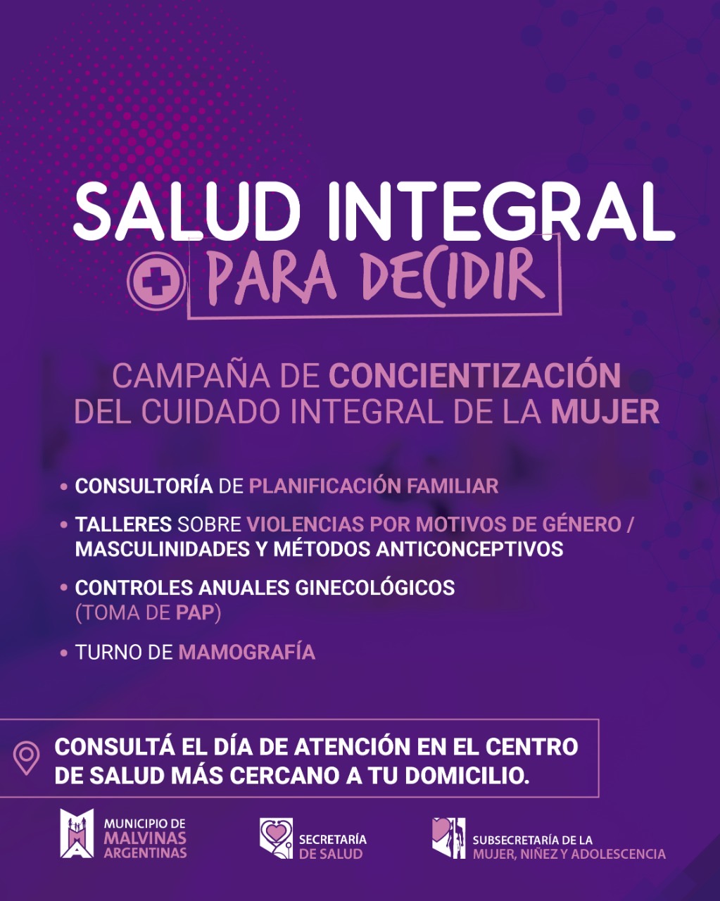 Se presentó el Programa Salud Integral para decidir en Malvinas