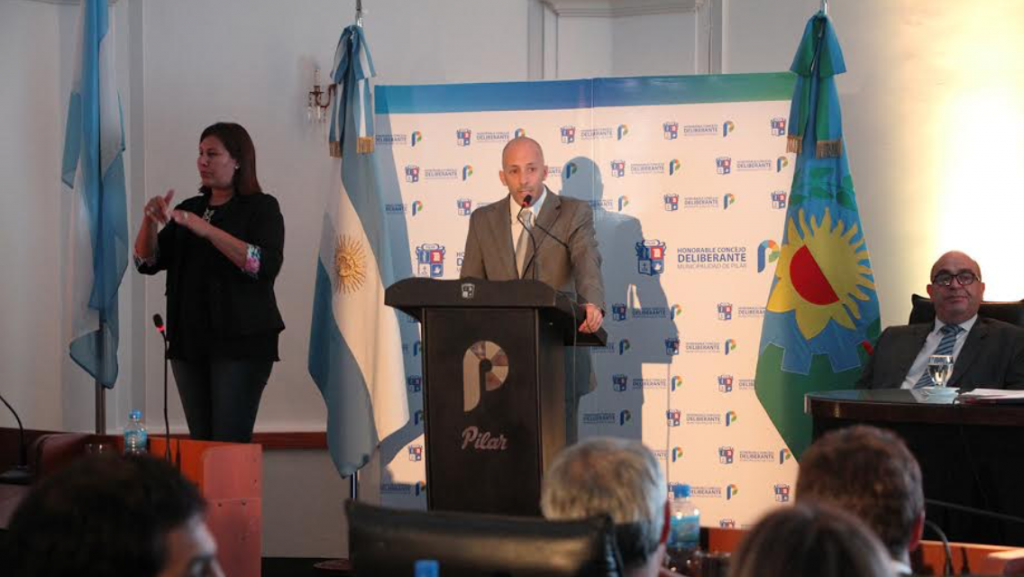 Apertura de sesiones ordinarias en el concejo Deliberante de Pilar