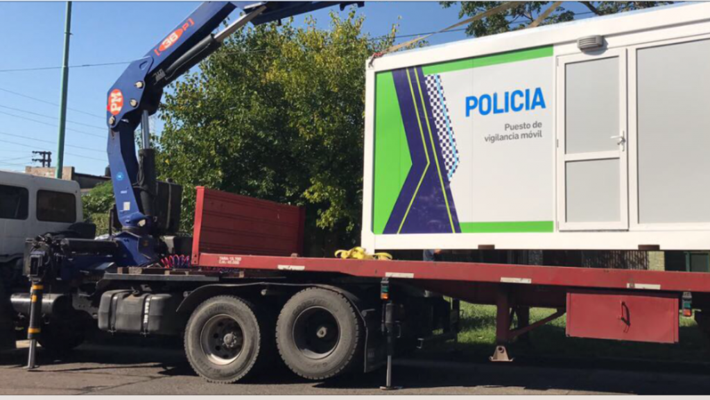 Instalan puesto policial en El Barrio De Vicenzo