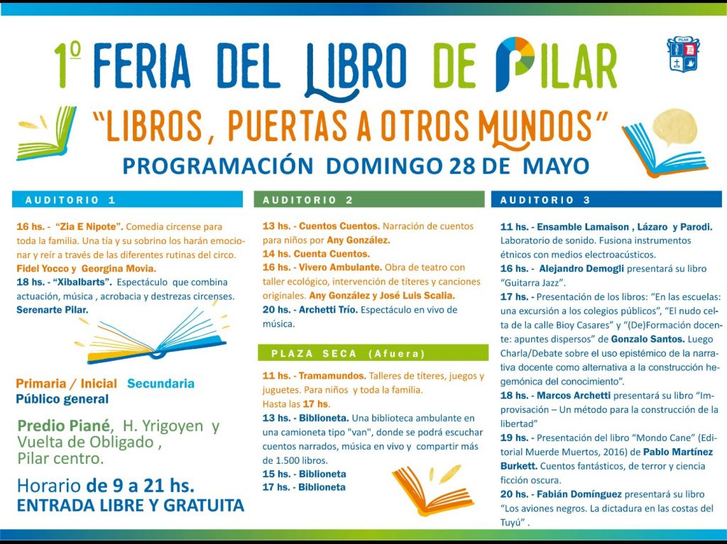 AGENDA DEL FIN DE SEMANA EN PILAR