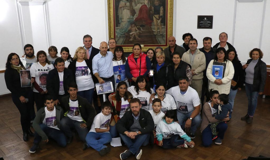 Ducoté recibió a familiares de víctimas