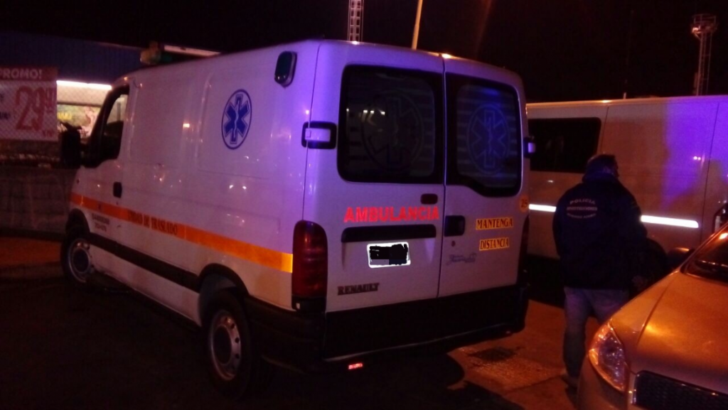 Usaban una ambulancia para trasladar droga