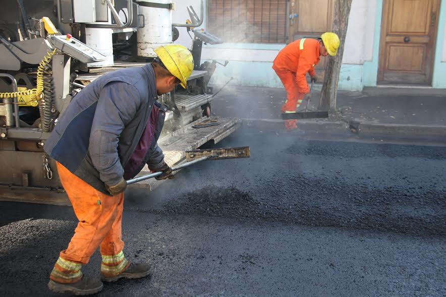 Continúan las tareas de repavimentación