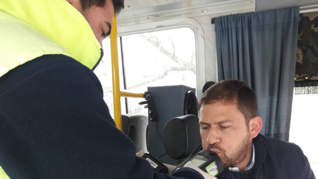 CONTINÚAN LOS CONTROLES DE ALCOHOLEMIA EN EL TRANSPORTE PÚBLICO DE PILAR