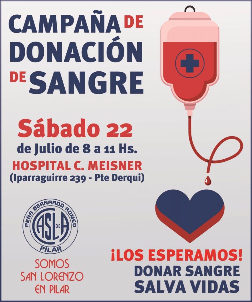 Campaña de donación de sangre en el Htal. Meisner