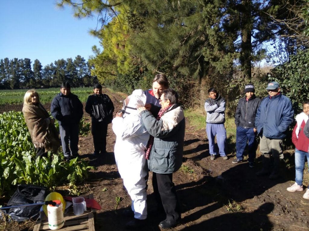 Capacitan a productores de Pilar para manipular correctamente agroquímicos