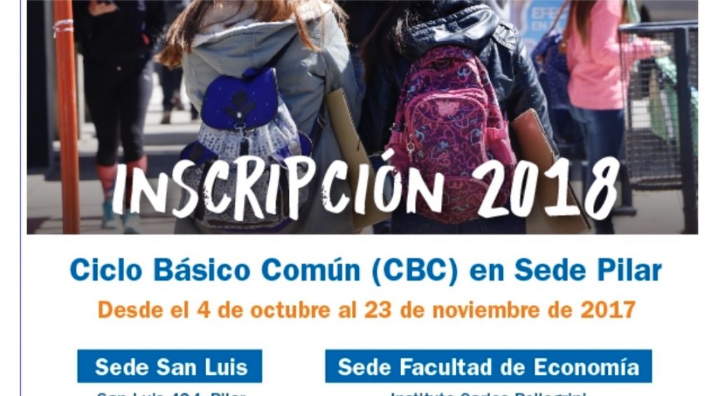 Comienza la inscripción 2018 para el CBC en la UBA