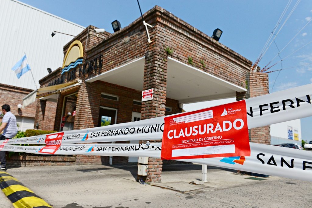 Clausuran Marina del Norte