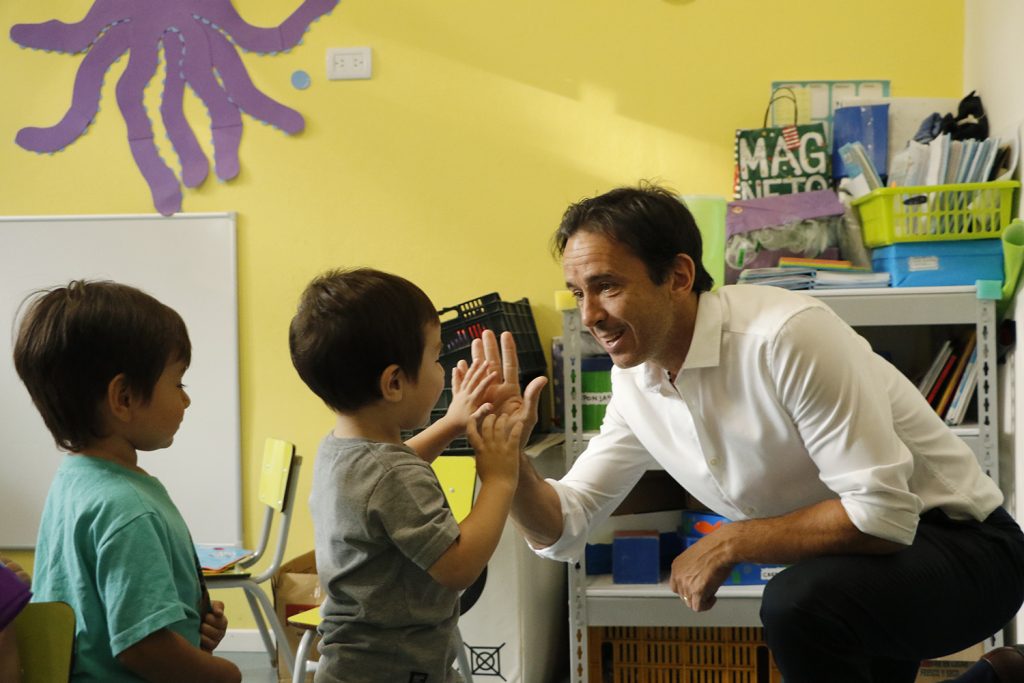 Autoridades municipales visitaron a los alumnos del Espacio de Primera Infancia