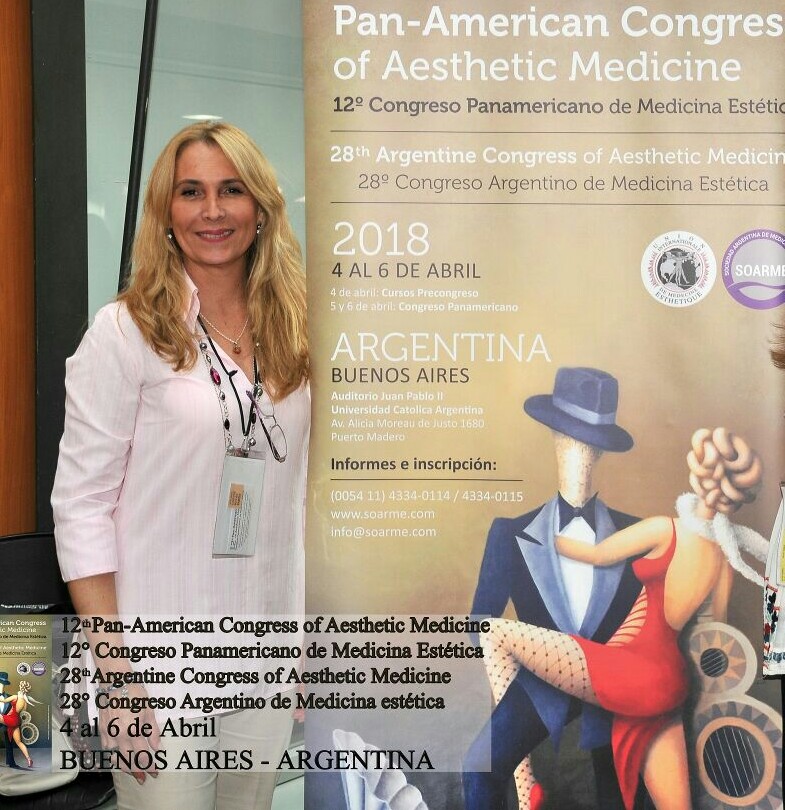 La Dra. Fiore en el Congreso Panamericano de Medicina Estética