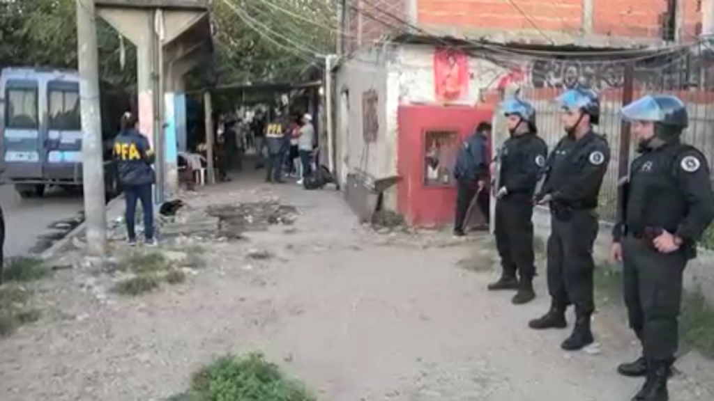 Operativo contra narcos en San Martín