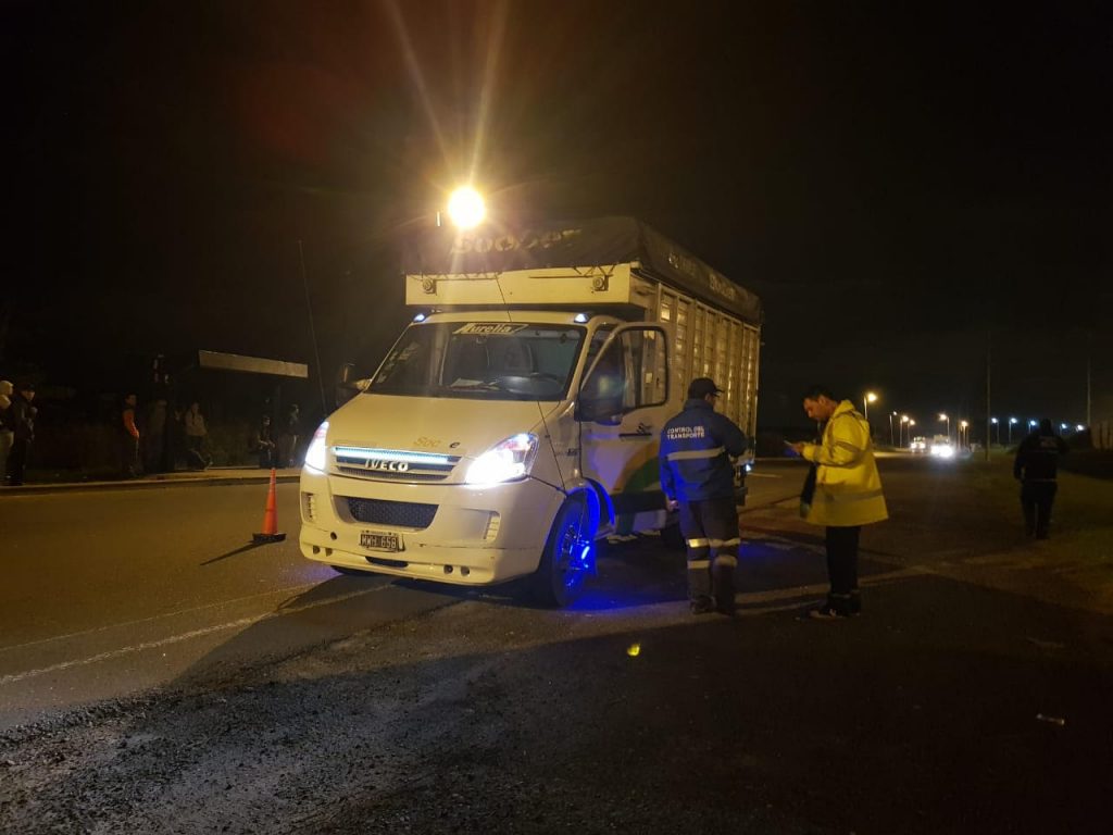 Continúan los controles al transporte que circula en el distrito