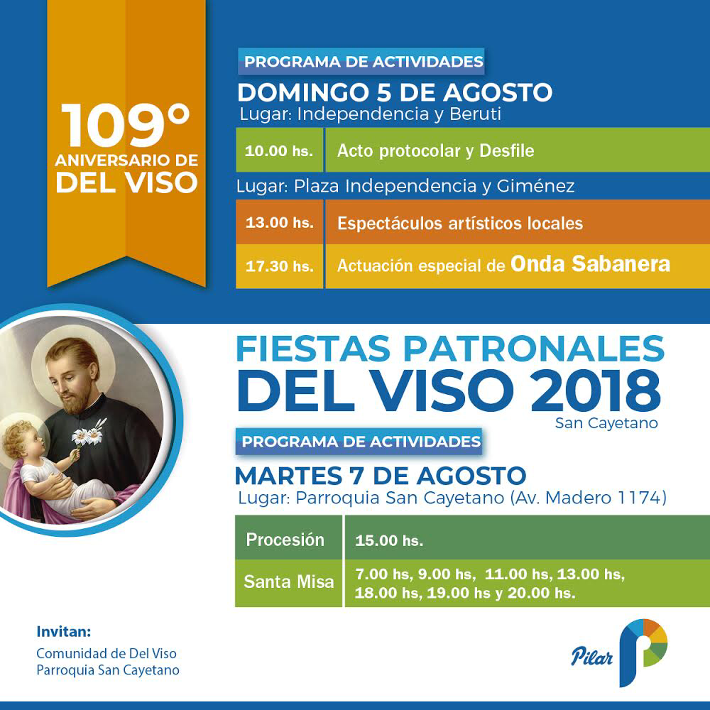 Del Viso festeja sus fiestas patronales con múltiples actividades