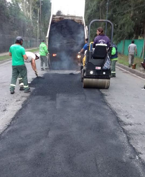 Continúa el Plan de Bacheo en todas las localidades del distrito