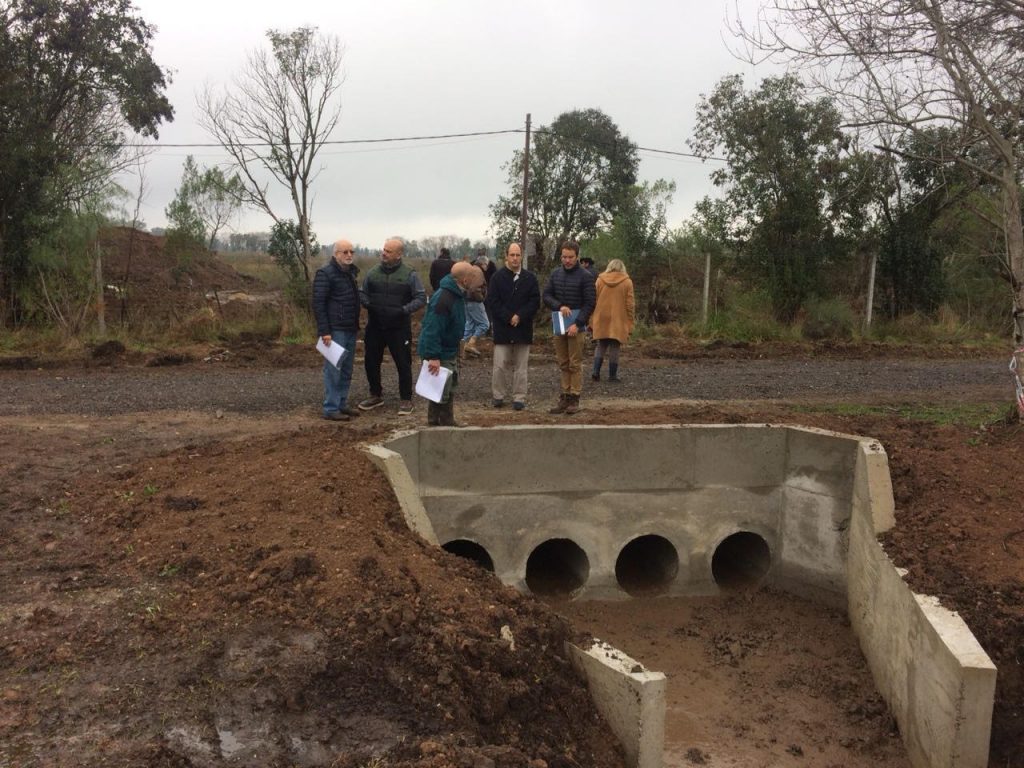 Avanzan las obras por el programa Diálogos Hídricos en Villa Rosa