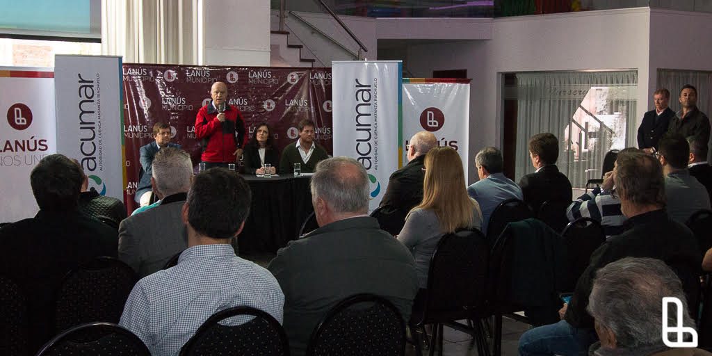 GRINDETTI JUNTO A INDUSTRIALES EN JORNADA DE EMPADRONAMIENTO DE ACUMAR⁩