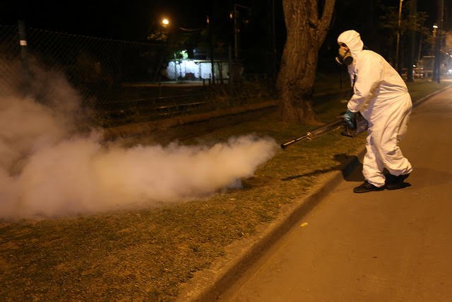 INTENSIFICA LOS OPERATIVOS DE FUMIGACIÓN CONTRA EL DENGUE