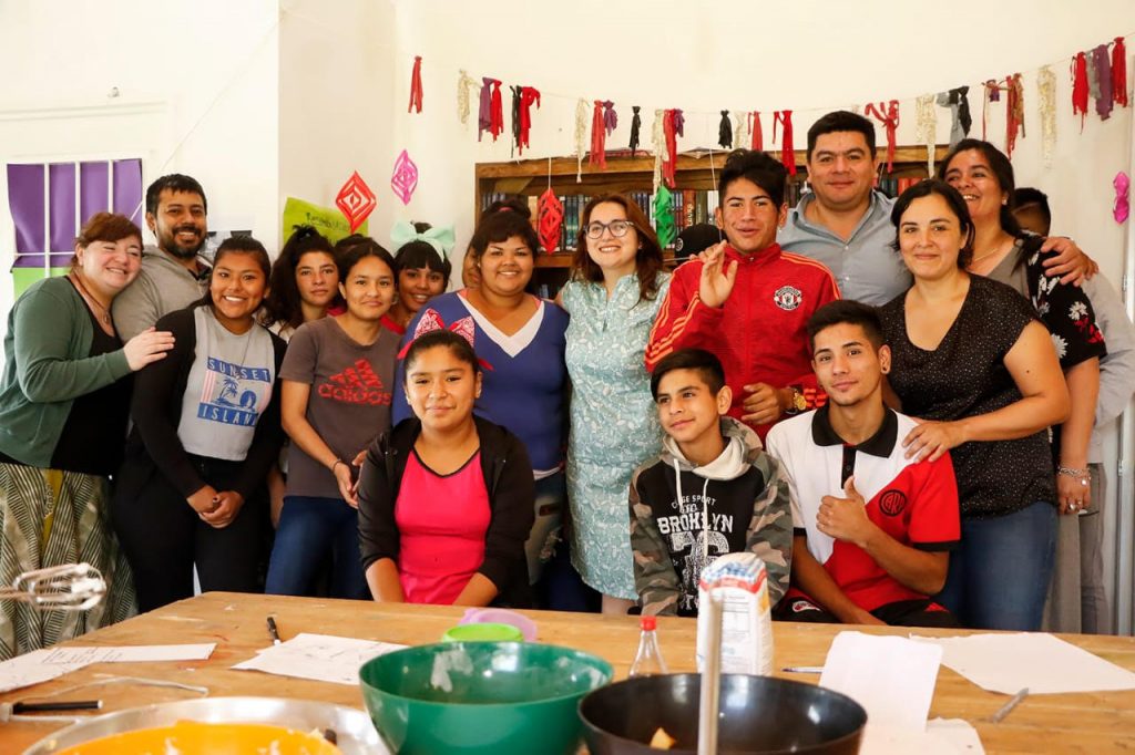 Actividades en los talleres de Envión en Derqui
