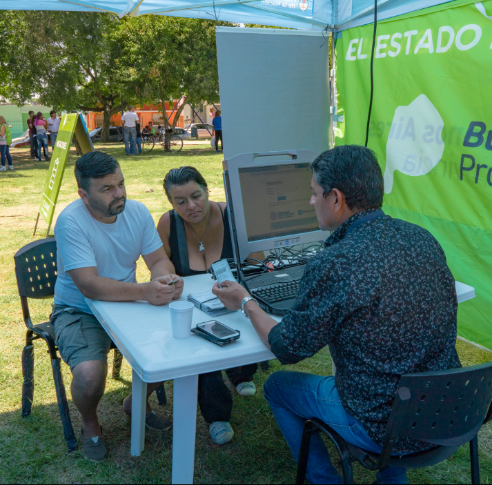 El Estado en tu Barrio, en Malvinas