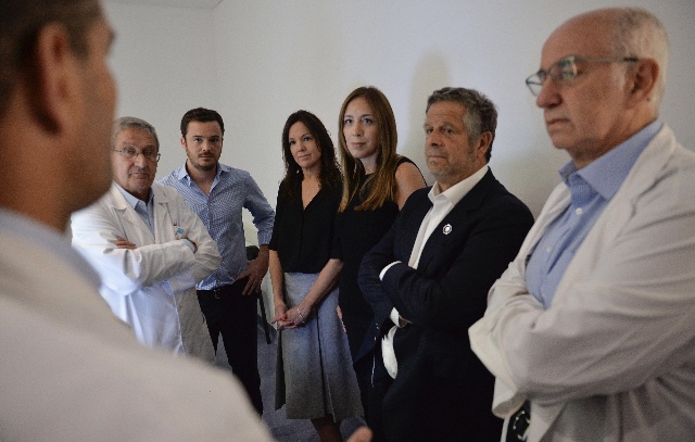 VIDAL Y STANLEY VISITARON EL HOSPITAL “EL CRUCE” DEL PARTIDO BONAERENSE DE FLORENCIO VARELA
