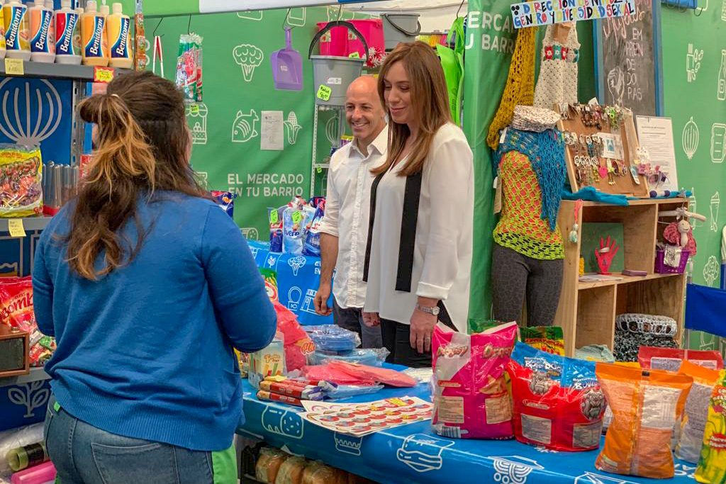 Ducoté y Vidal recorrieron El Mercado en tu Barrio de Pilar