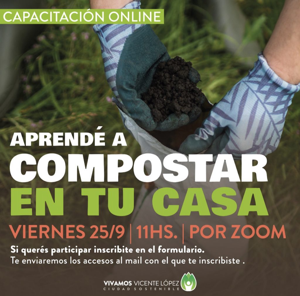 Capacitación online: Aprendé a compostar en casa