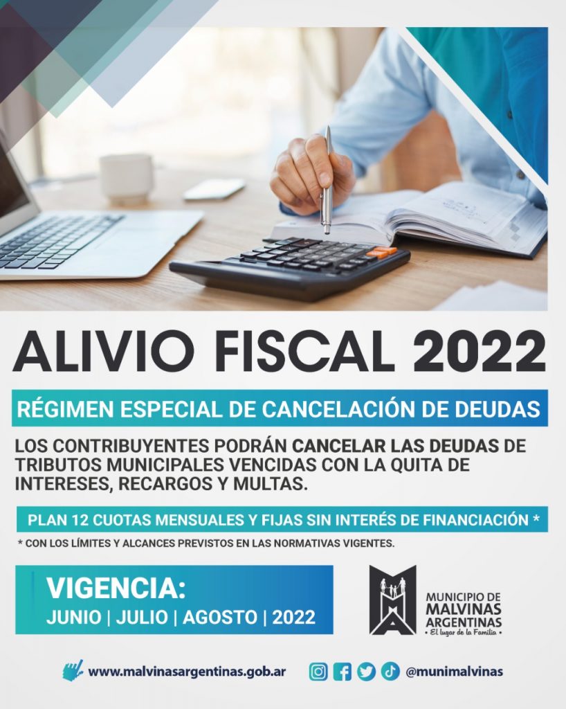 Alivio fiscal para vecinos, comerciantes y sector industrial de Malvinas Argentinas