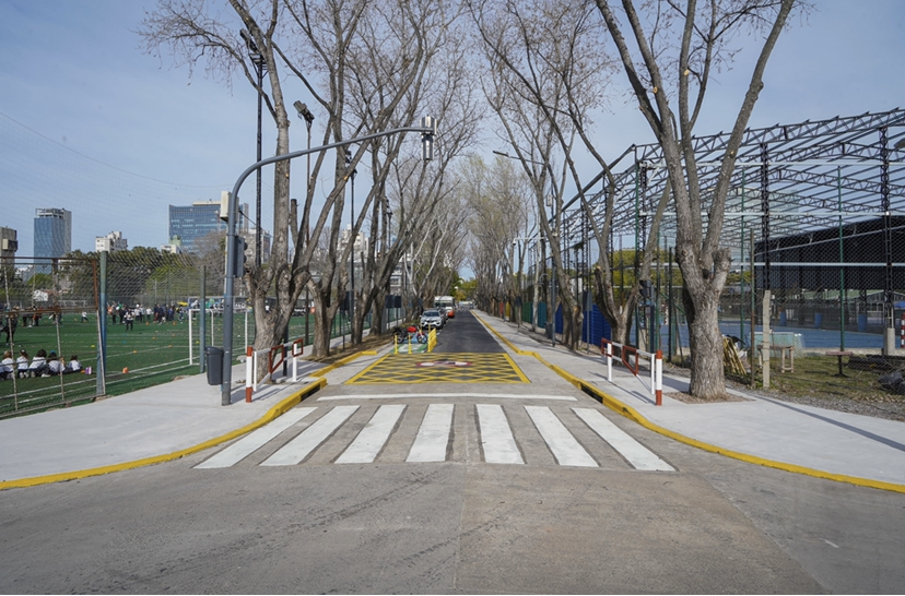 Finalizaron las obras de renovación en el acceso Melo