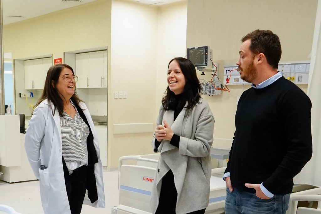 Soledad Martínez inauguró el renovado Sector Rojo del Hospital Houssay
