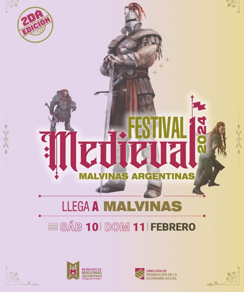 Llega a Malvinas Argentinas el “Festival Medieval 2024”, 2da edición