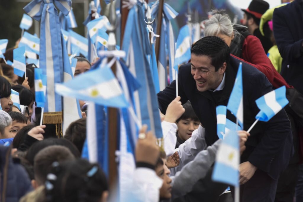 Se realizo la Promesa de Lealtad a la Bandera en Malvinas Argentinas