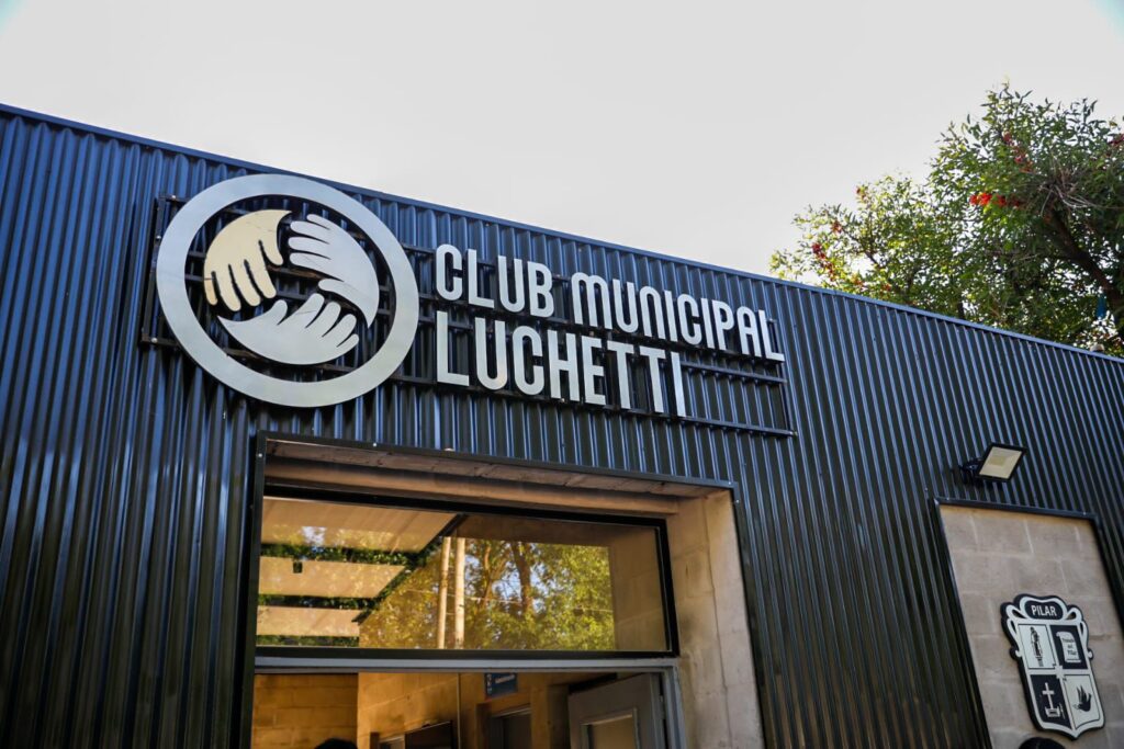 Achával anunció nuevas obras de ampliación y cerramiento en el Club Municipal Luchetti