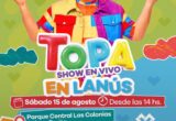 Topa estará en Lanús por el Día de la Infancias