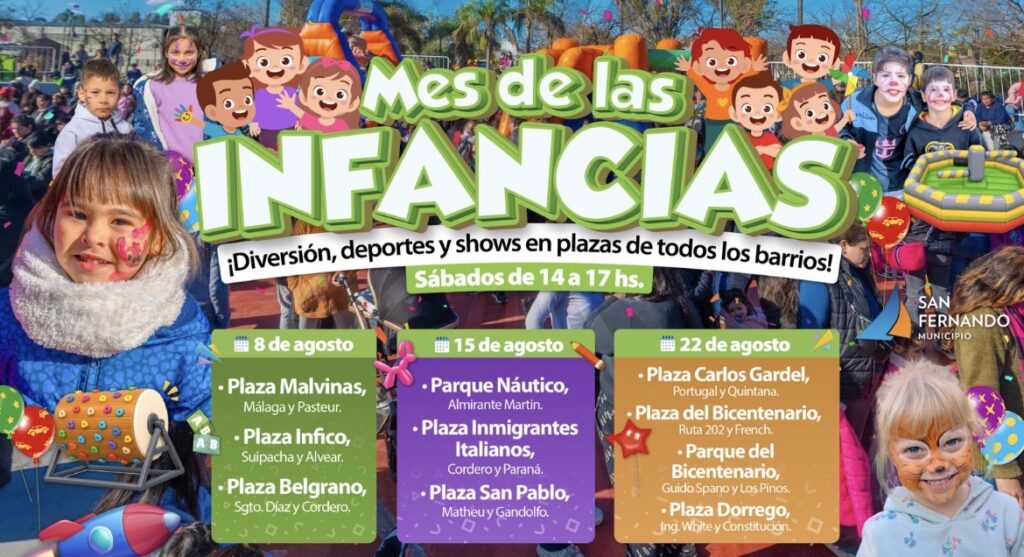 Mes de las infancias en San Fernando