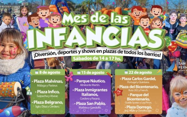 Mes de las infancias en San Fernando