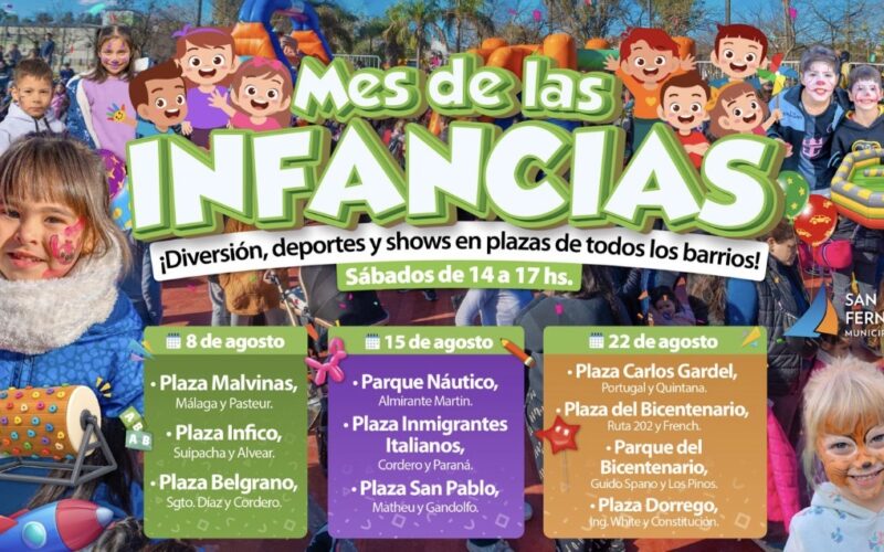 Mes de las infancias en San Fernando