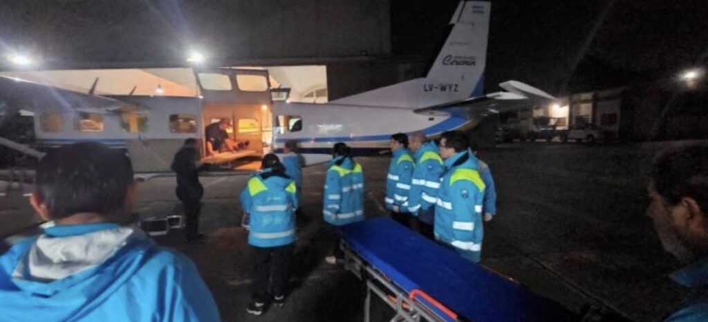 Vuelo sanitario sin precedentes en Provincia