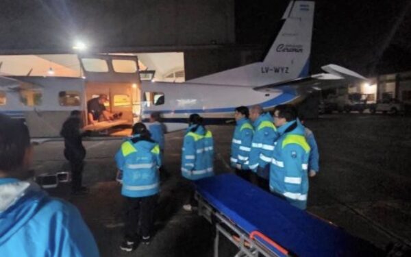 Vuelo sanitario sin precedentes en Provincia