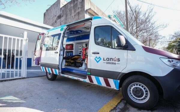 Nueva unidad de traslados críticos en Lanús