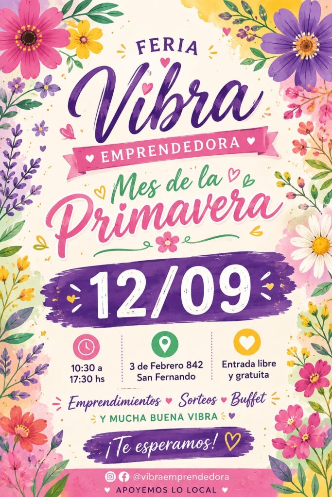 La primavera llega a Vibra emprendedora
