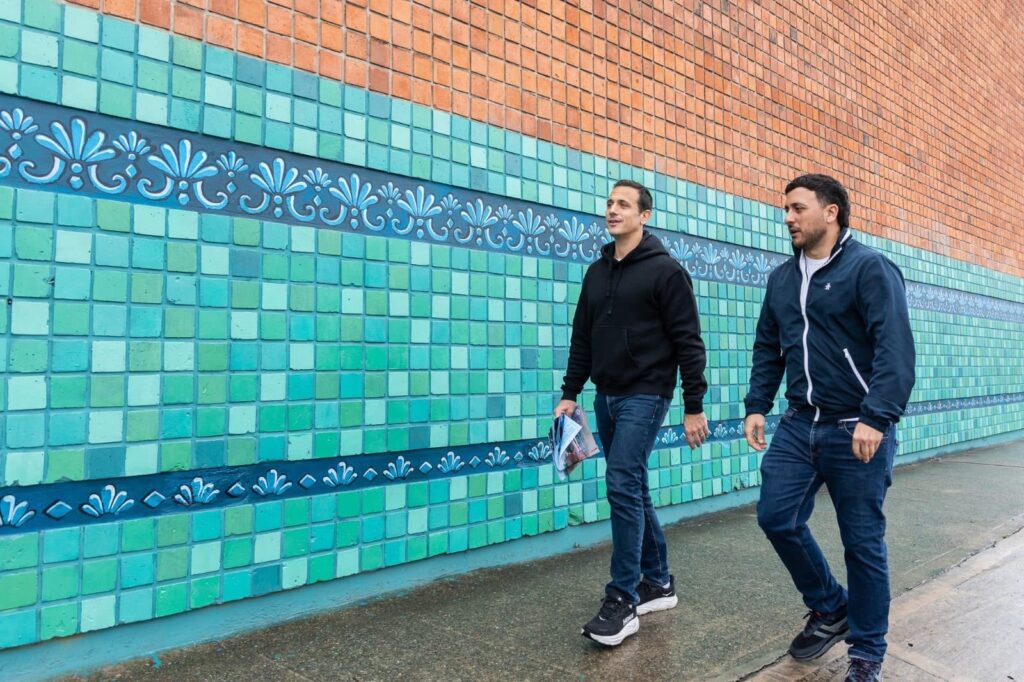 Obras en los alrededores del cementerio de Lanús