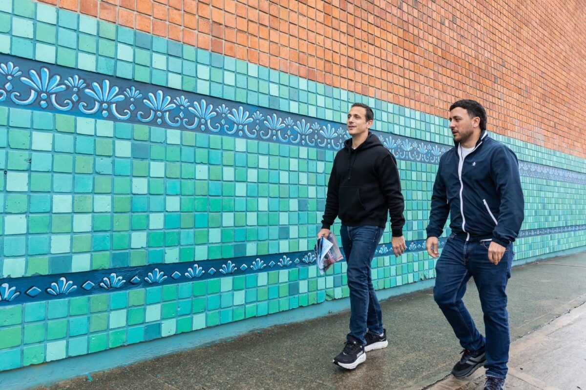 Obras en los alrededores del cementerio de Lanús