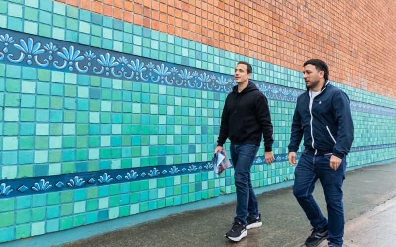 Obras en los alrededores del cementerio de Lanús