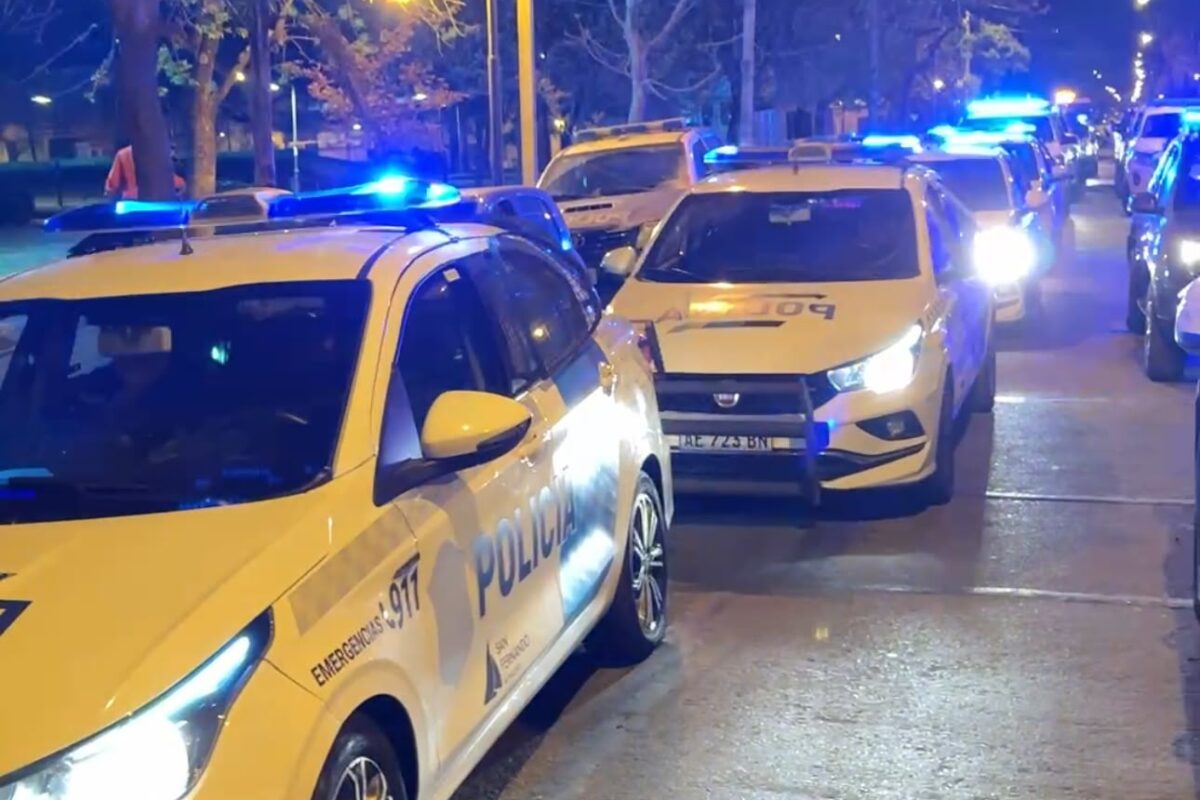 Desarrollaron un fuerte operativo de seguridad en San Fernando