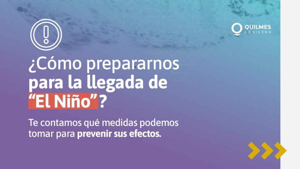 Quilmes se prepara para los efectos de las tormentas
