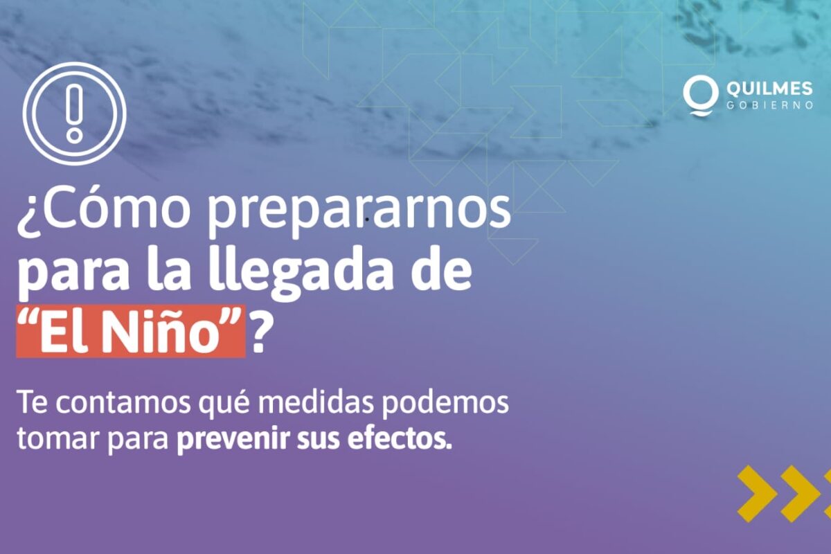 Quilmes se prepara para los efectos de las tormentas
