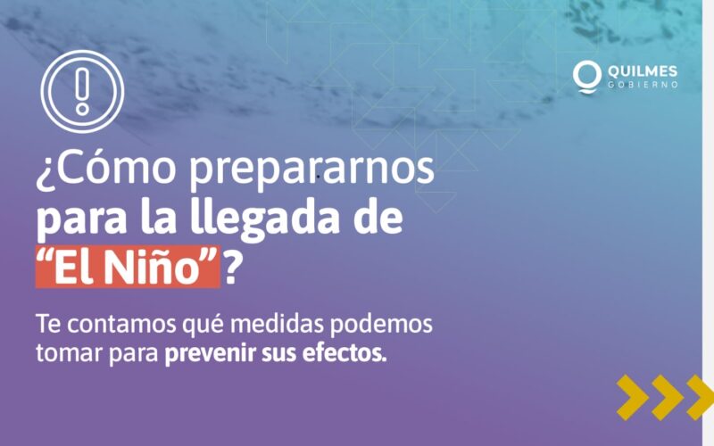 Quilmes se prepara para los efectos de las tormentas